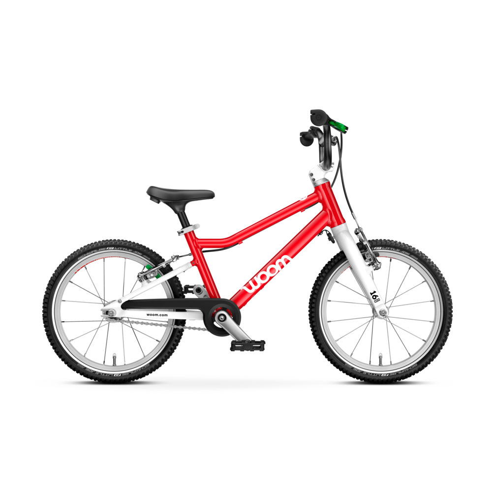 woom GO 3 - Bicicletă potrivită copii 4-6 ani | roți 16 inch